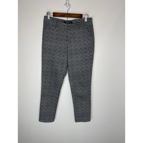 Liverpool Jeans Co pants chinos women's 2 white black gray geographic pattern - Picture 11 of 15